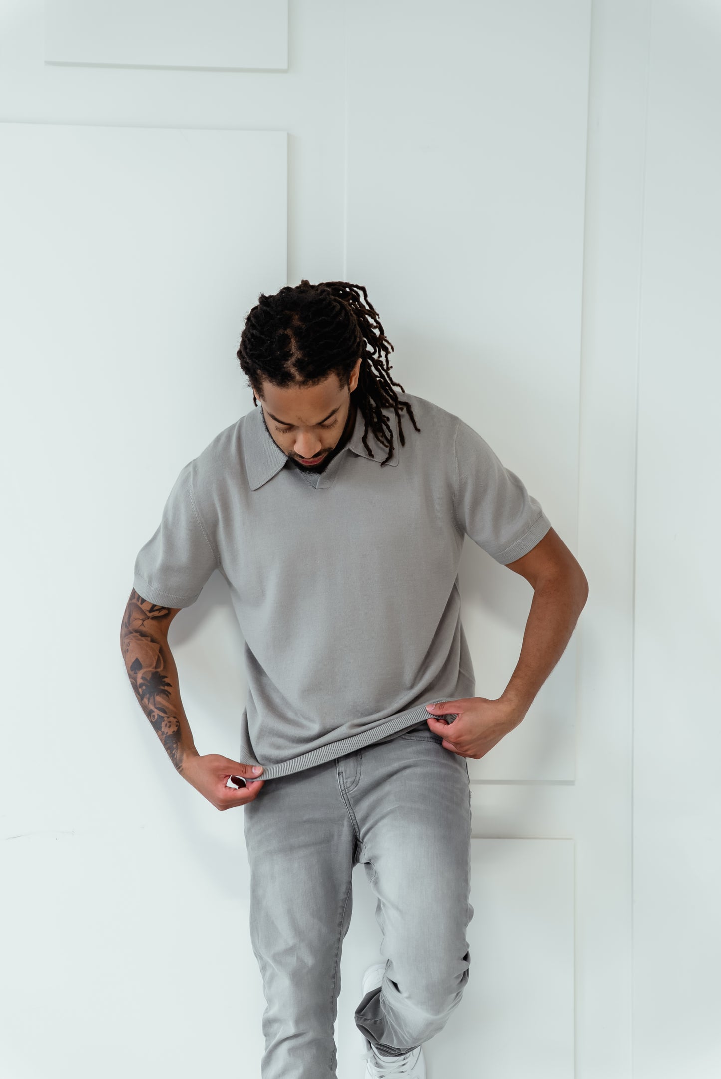 Men's V Neck Polo