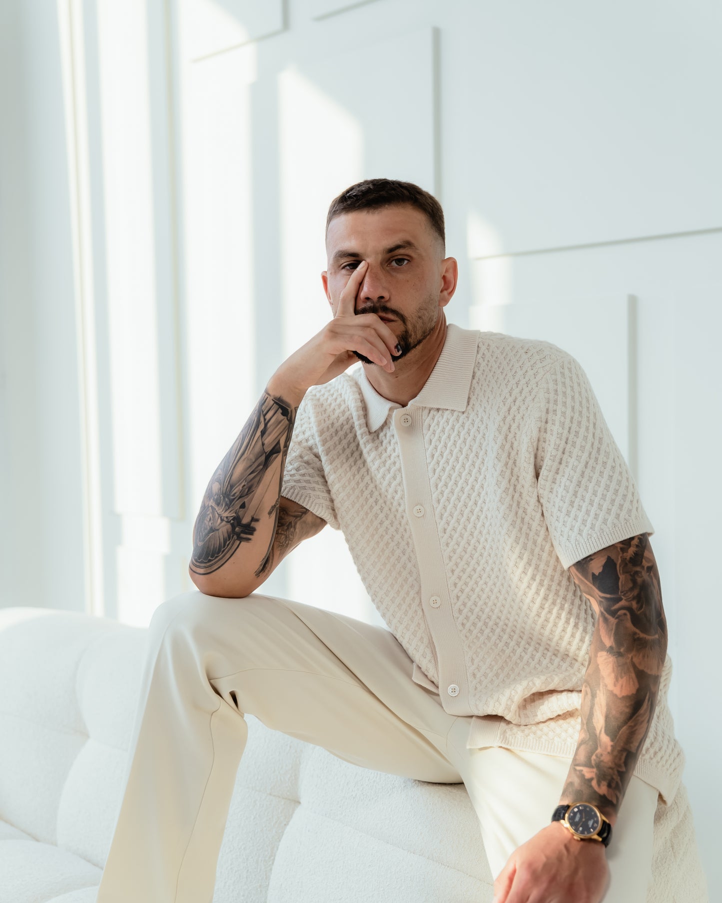 Men's Short Sleeve Classic Button Down