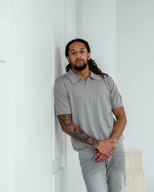 Men's V Neck Polo