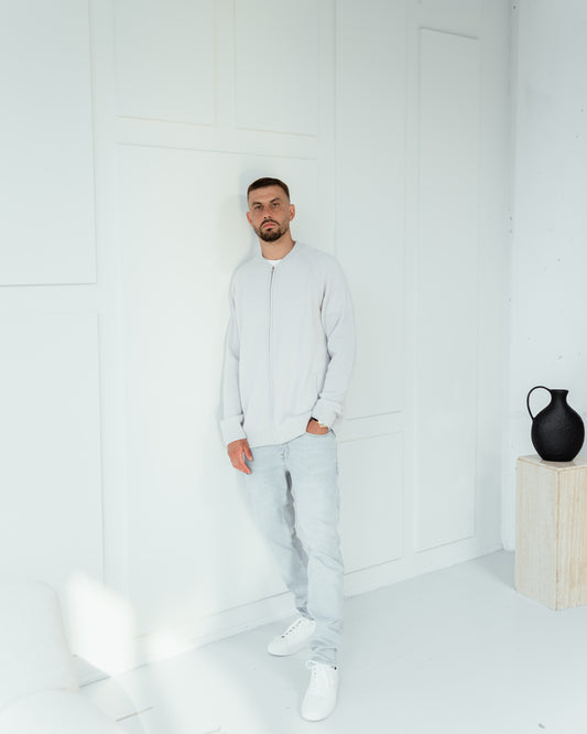 Men's Zipped Bomber Jacket